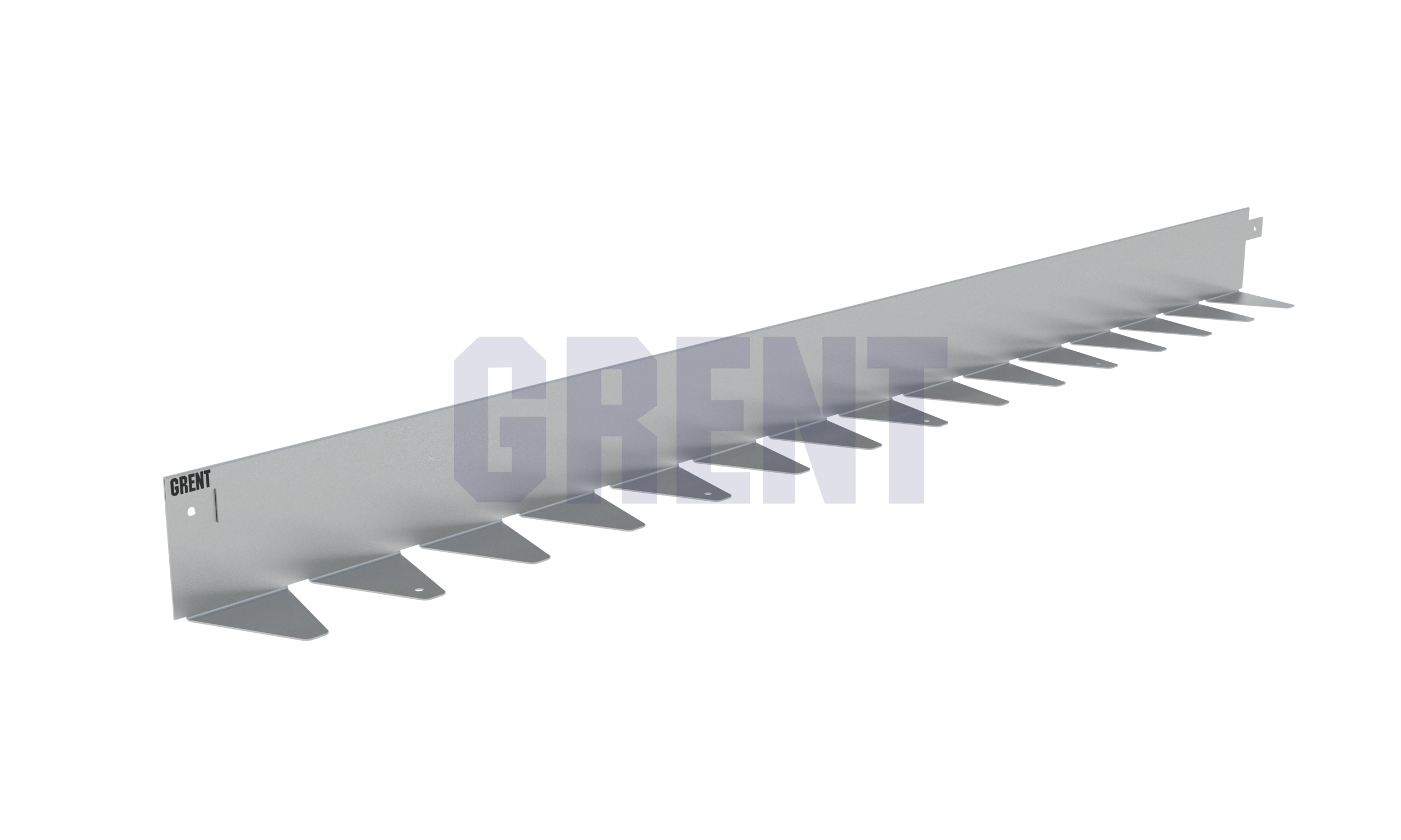 Бордюр стальной GRENT BR L-образный 1200*80, 1,5, нержавеющий