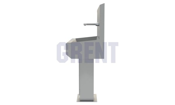 Умывальник 2-секционный на стойке GRENT-S-02