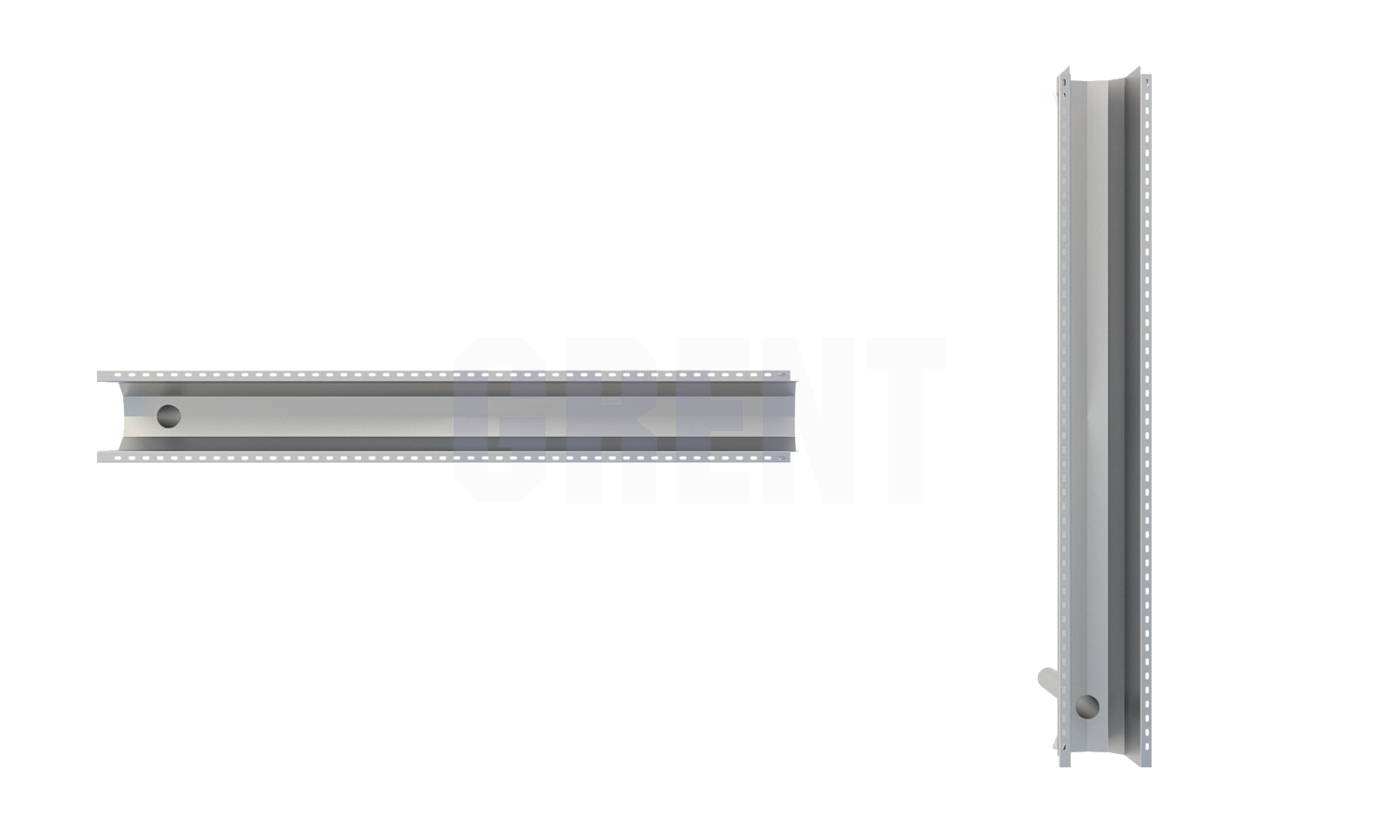 Лоток водоотводный мостовой GRENT MosT подвесной 150 выпускной