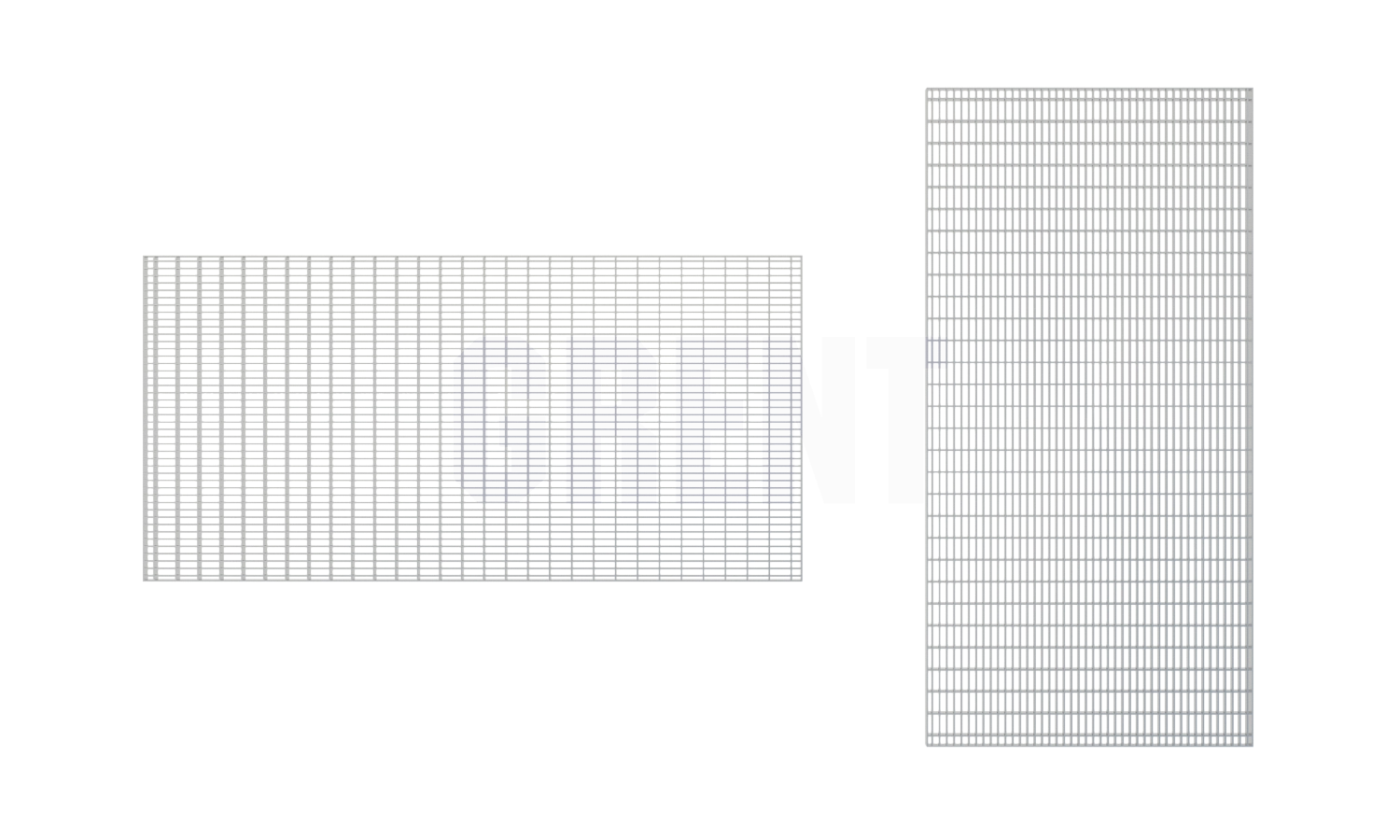 Прессованный настил из нержавеющей стали GRENT 33х11 490х990