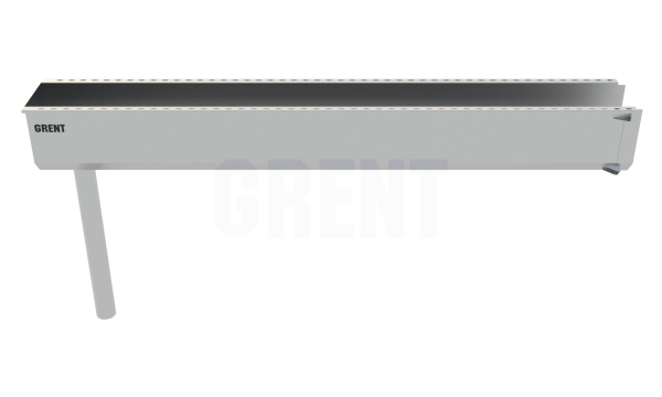 Лоток водоотводный мостовой GRENT MosT подвесной 150 выпускной торцевой