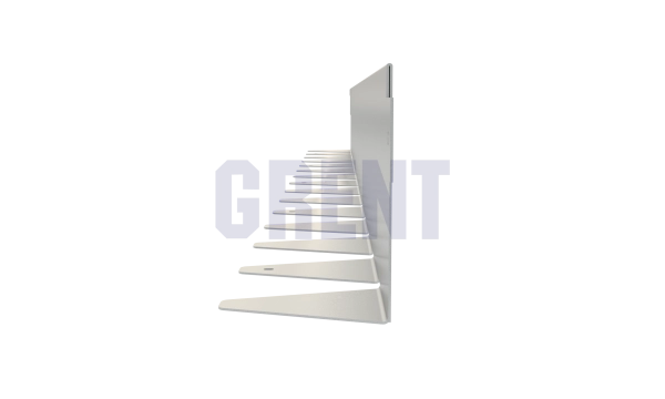 Бордюр стальной GRENT BR L-образный 1200*100, 1,5, нержавеющий