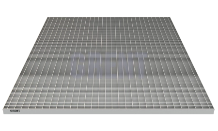 Прессованный настил из нержавеющей стали GRENT 33х33 1200х1000