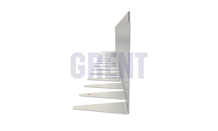 Бордюр стальной GRENT BR L-образный 1200*120, 1,5, оцинкованный