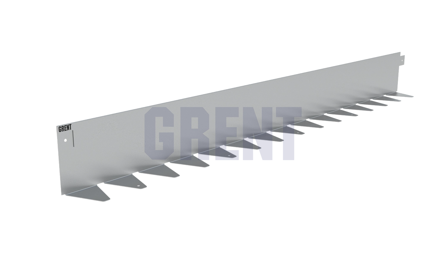 Бордюр стальной GRENT BR L-образный 1200*120, 1,5, оцинкованный