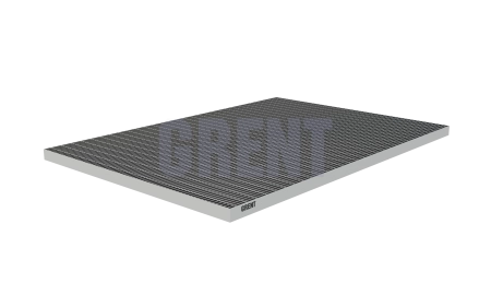 Прессованный настил из нержавеющей стали GRENT 33х33 700х1000