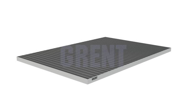 Прессованный настил из нержавеющей стали GRENT 33х11 700х1000