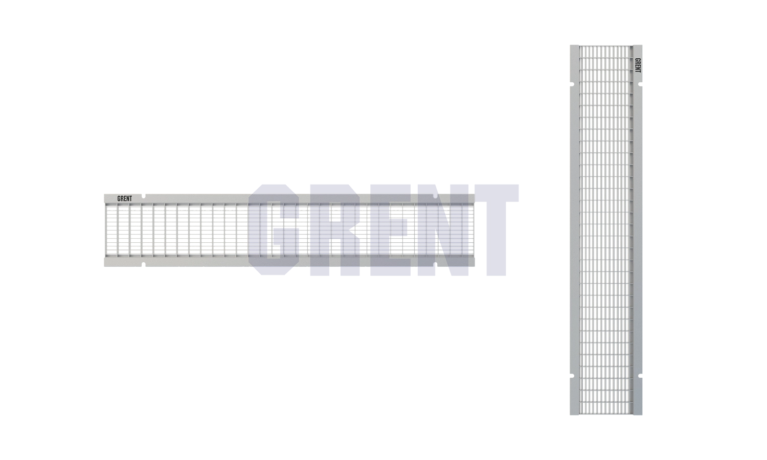 Решетка стальная ячеистая GRENT PlasT DN150 B125